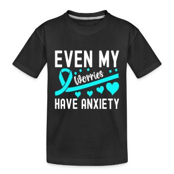 Trouble anxieux Trouble anxieux - T-shirt bio Premium Enfant - noir - Devant