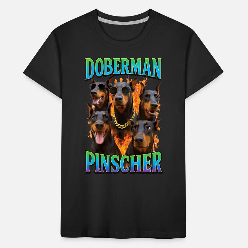 Dobermann Kinder Premium Bio T-Shirt