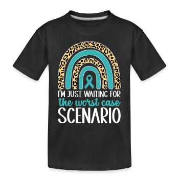 Trouble anxieux Trouble anxieux - T-shirt bio Premium Enfant - noir - Devant