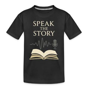 Der Audiobook Narration Club Audio Storyteller - Kinder Premium Bio T-Shirt - Schwarz - Vorne