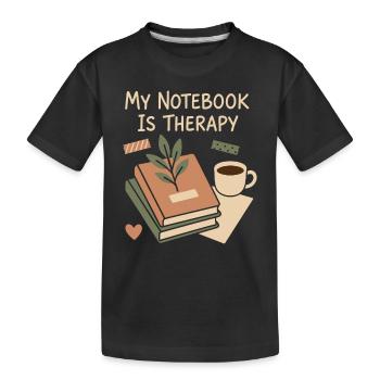 Journaling Aesthetic Creative Planer Life Writing - Kinder Premium Bio T-Shirt - Schwarz - Vorne