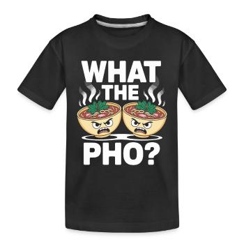 Qu’est-ce que le Pho Vietnam Voyage Nouilles Soup Love Pho - T-shirt bio Premium Enfant - noir - Devant