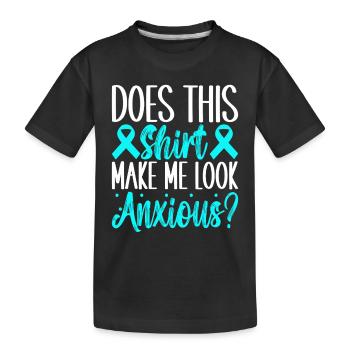 Trouble anxieux Trouble anxieux - T-shirt bio Premium Enfant - noir - Devant