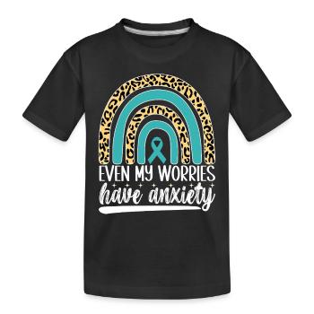 Trouble anxieux Trouble anxieux - T-shirt bio Premium Enfant - noir - Devant