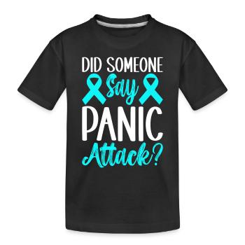 Trouble anxieux Trouble anxieux - T-shirt bio Premium Enfant - noir - Devant