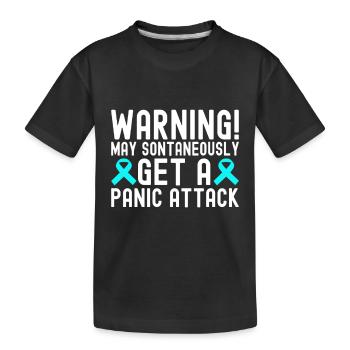 Trouble anxieux Trouble anxieux - T-shirt bio Premium Enfant - noir - Devant
