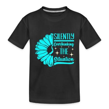 Trouble anxieux Trouble anxieux - T-shirt bio Premium Enfant - noir - Devant