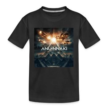 Anunnaki Götter kehren zurück - Kinder Premium Bio T-Shirt - Schwarz - Vorne