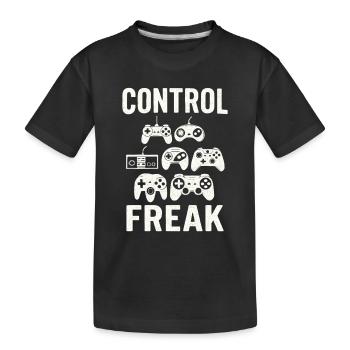 Manette Zocken Gaming Freak - T-shirt bio Premium Enfant - noir - Devant