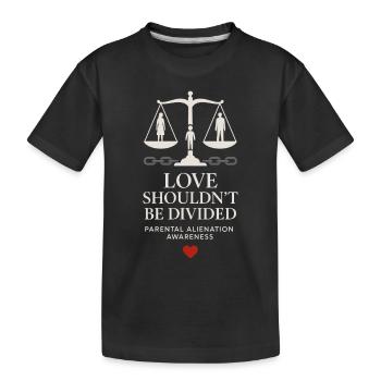 Das Bewusstsein Für Eltern Für Die Entscheidung - Kinder Premium Bio T-Shirt - Schwarz - Vorne