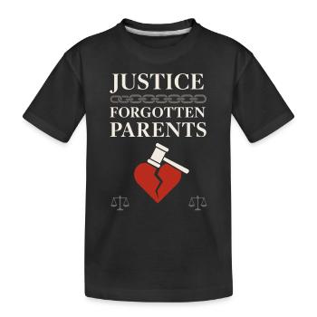 Das Bewusstsein Für Eltern Für Die Entscheidung - Kinder Premium Bio T-Shirt - Schwarz - Vorne