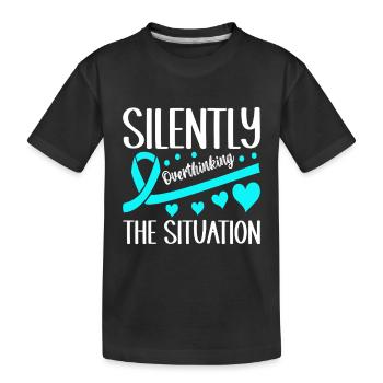 Trouble anxieux Trouble anxieux - T-shirt bio Premium Enfant - noir - Devant