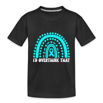Trouble anxieux Trouble anxieux - T-shirt bio Premium Enfant - noir - Devant
