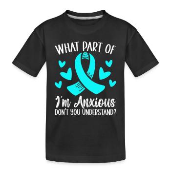 Trouble anxieux Trouble anxieux - T-shirt bio Premium Enfant - noir - Devant