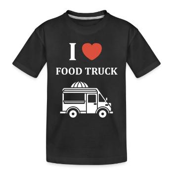 Food truck - T-shirt bio Premium Enfant - noir - Devant