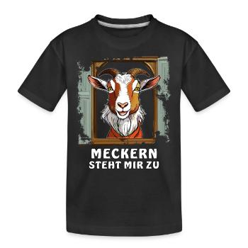 GOAT WINDOW SE PLAINDRE EST MON DROIT - T-shirt bio Premium Enfant - noir - Devant