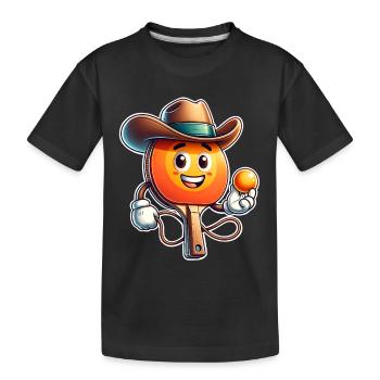 Ping-pong - T-shirt bio Premium Enfant - noir - Devant