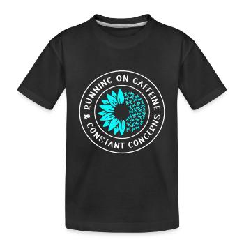 Trouble anxieux Trouble anxieux - T-shirt bio Premium Enfant - noir - Devant
