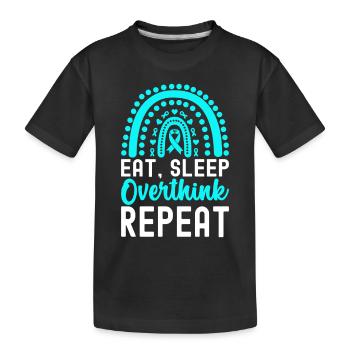 Trouble anxieux Trouble anxieux - T-shirt bio Premium Enfant - noir - Devant