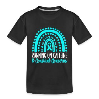Trouble anxieux Trouble anxieux - T-shirt bio Premium Enfant - noir - Devant