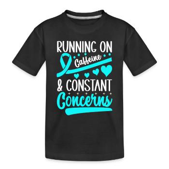 Trouble anxieux Trouble anxieux - T-shirt bio Premium Enfant - noir - Devant