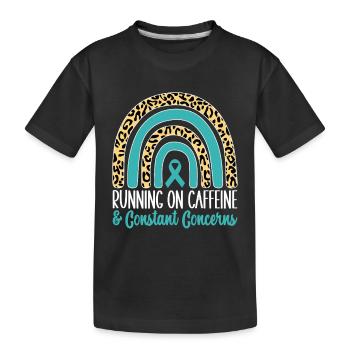 Trouble anxieux Trouble anxieux - T-shirt bio Premium Enfant - noir - Devant