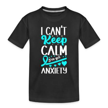 Trouble anxieux Trouble anxieux - T-shirt bio Premium Enfant - noir - Devant