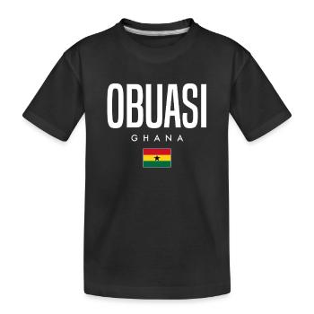 Obuasi, Ghana - T-shirt bio Premium Enfant - noir - Devant