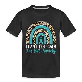 Trouble anxieux Trouble anxieux - T-shirt bio Premium Enfant - noir - Devant