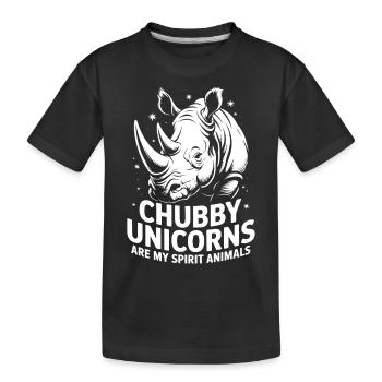 Nashorn Spruch Nashörner Lustiges Nashorn Geschenk - Kinder Premium Bio T-Shirt - Schwarz - Vorne