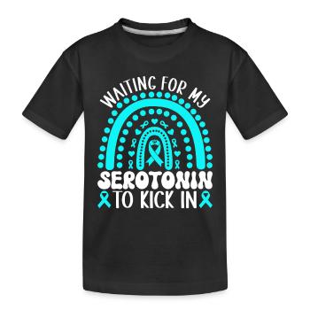 Trouble anxieux Trouble anxieux - T-shirt bio Premium Enfant - noir - Devant