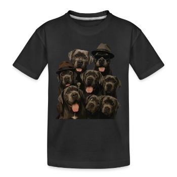 Cane Corso - Kinder Premium Bio T-Shirt - Schwarz - Vorne