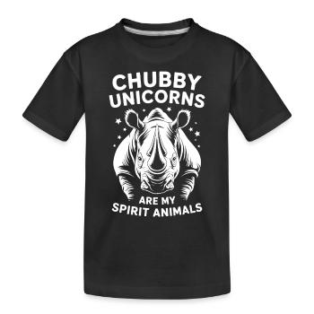 Nashorn Spruch Nashörner Lustiges Nashorn Geschenk - Kinder Premium Bio T-Shirt - Schwarz - Vorne