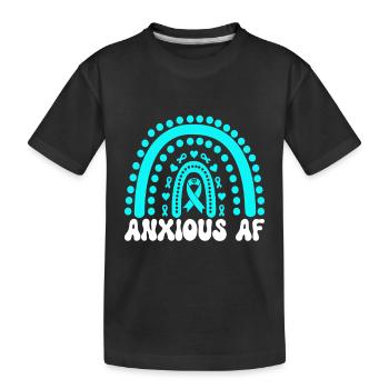 Trouble anxieux Trouble anxieux - T-shirt bio Premium Enfant - noir - Devant