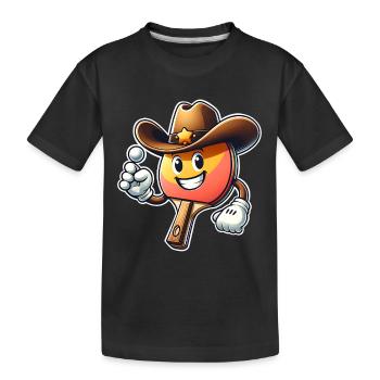 Ping-pong - T-shirt bio Premium Enfant - noir - Devant