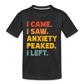 Trouble anxieux Trouble anxieux - T-shirt bio Premium Enfant - noir - Devant