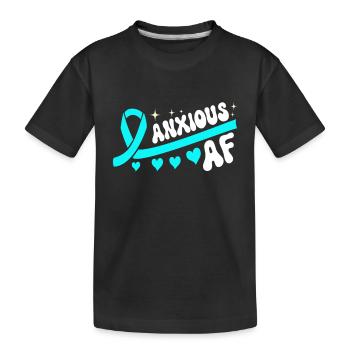 Trouble anxieux Trouble anxieux - T-shirt bio Premium Enfant - noir - Devant