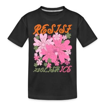 Abolition de la résistance de protestation rétro de l’ en vertu de - T-shirt bio Premium Enfant - noir - Devant