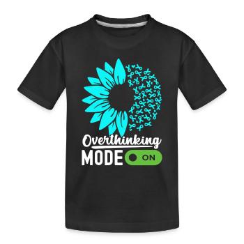 Trouble anxieux Trouble anxieux - T-shirt bio Premium Enfant - noir - Devant