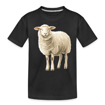 Sheep Sheep - Kids' Premium Organic T-Shirt - black - Front