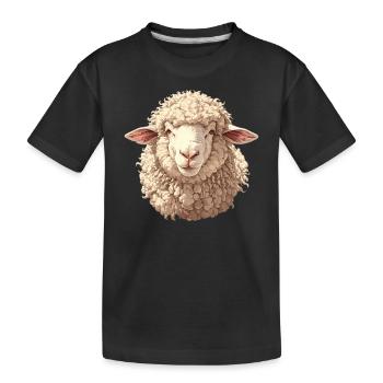 Sheep Sheep - Kids' Premium Organic T-Shirt - black - Front