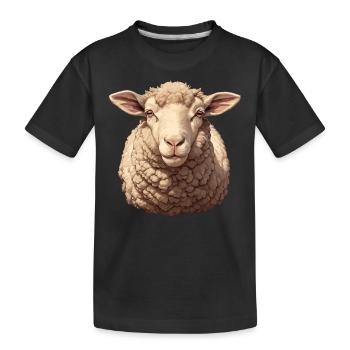 Sheep Sheep - Kids' Premium Organic T-Shirt - black - Front