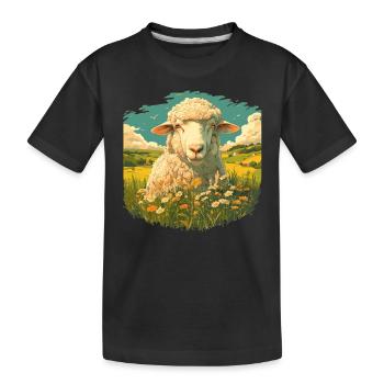 Sheep Sheep - Kids' Premium Organic T-Shirt - black - Front