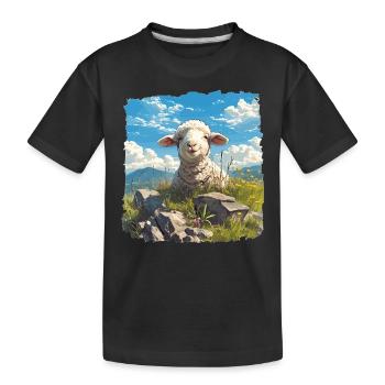 Sheep Sheep - Kids' Premium Organic T-Shirt - black - Front