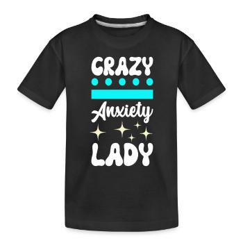Trouble anxieux Trouble anxieux - T-shirt bio Premium Enfant - noir - Devant