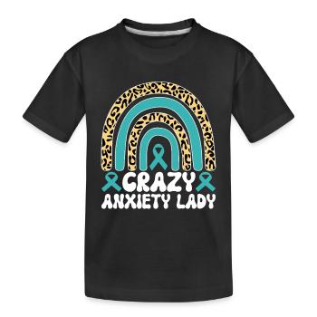 Trouble anxieux Trouble anxieux - T-shirt bio Premium Enfant - noir - Devant