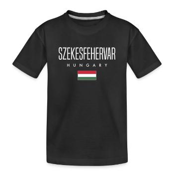 Szekesfehérvár, Hongrie - T-shirt bio Premium Enfant - noir - Devant