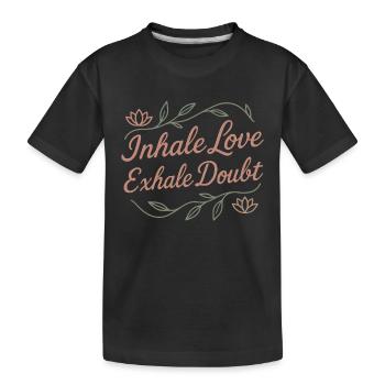 Boho Yoga Cadeau spirituel pour les yogis conscients - T-shirt bio Premium Enfant - noir - Devant