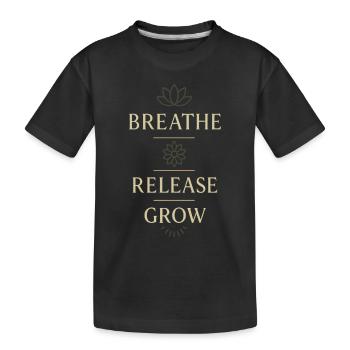 Boho Yoga Cadeau spirituel pour les yogis conscients - T-shirt bio Premium Enfant - noir - Devant