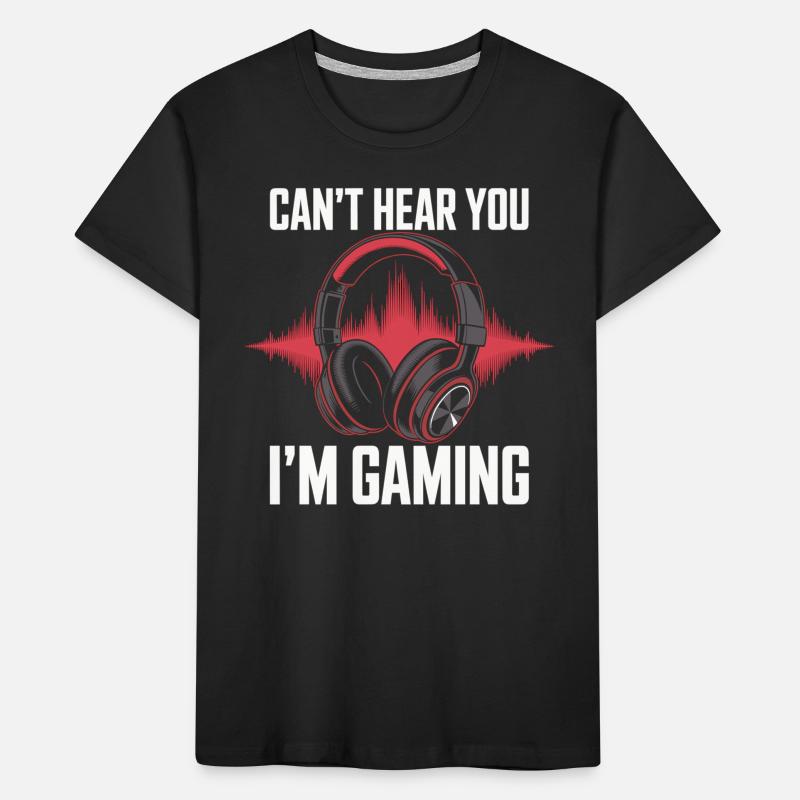 Le temps de jeu est le temps de concentration Le jeu est mon sérieux T-shirt bio Premium Enfant